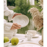 Набор тарелок фарфоровых глубоких SL Home &laquo;Гато&raquo;, 750 мл, d=18,5 см, цвет белый