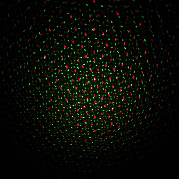 Световой прибор &laquo;Точки&raquo;, IP65, пульт ДУ, свечение красное/зелёное, 12 В