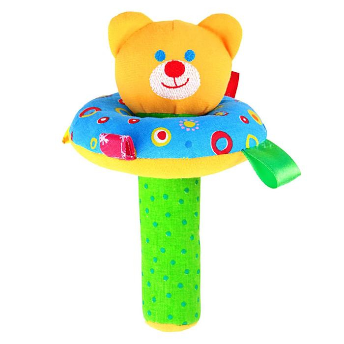 Мягкая погремушка «ШуМякиши. Пирамидка Мишка» Мягкая погремушка «ШуМякиши. Пирамидка Мишка»