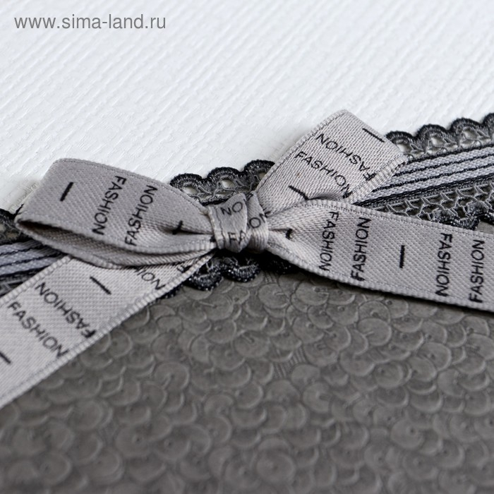 Фотоальбом магнитный 20 листов "Бант и кружево" МИКС 29,5х23,5х4 см