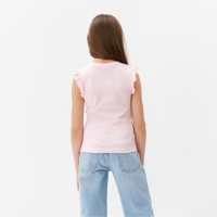 Футболка для девочки MINAKU, цвет розовый, рост 128 см