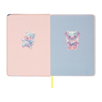 Записная книжка подарочная 96л,линия, цветной срез,обложка ПВХ 3D Мишка (17,7х12,4см) Записная книжка подарочная 96л,линия, цветной срез,обложка ПВХ 3D Мишка (17,7х12,4см)