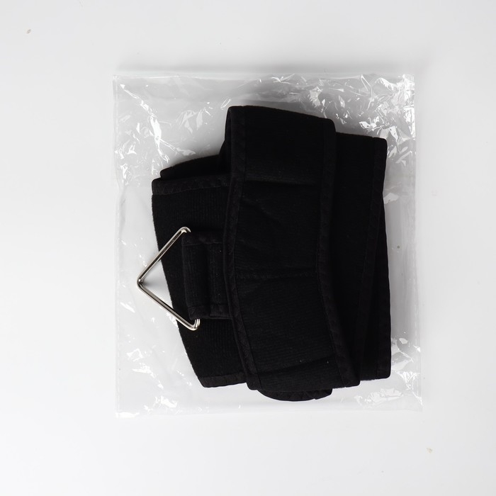 Массажёр - фиксатор для осанки с металлическими вставками, размер S-M, цвет чёрный