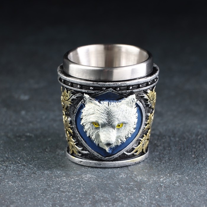 Стопка &laquo;Белый волк&raquo;, 60 мл, 6&times;6,5&times;6,3 см