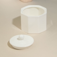 Сахарница фарфоровая Sola, 300 мл, белая