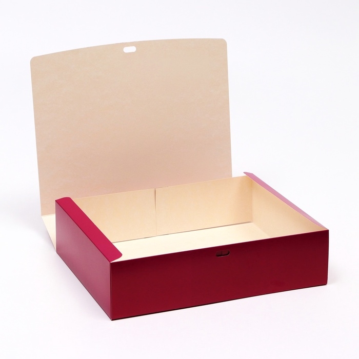 Коробка складная &laquo;Бордовая&raquo;, 31 х 24,5 х 9 см