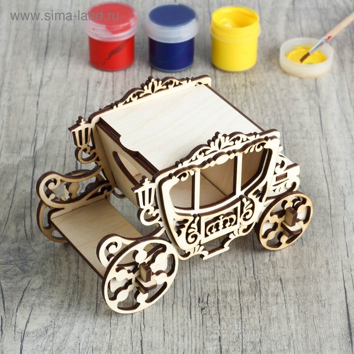 Заготовка для творчества &laquo;Карета&raquo;