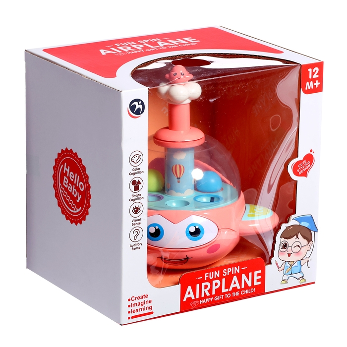 Юла &laquo;Самолётик&raquo;, цвет МИКС