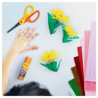 Набор крепированной флористической бумаги А4, 12 листов, 12 цветов, Мульти-Пульти "Енот в сказке", 110 г/м2, в папке Набор крепированной флористической бумаги А4, 12 листов, 12 цветов, Мульти-Пульти "Енот в сказке", 110 г/м2, в папке