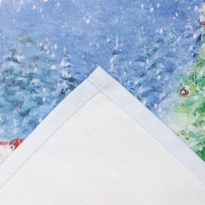 Полотенце Этель "Рождественский вечер" 40х73 см, 100% хлопок, саржа 190 г/м2