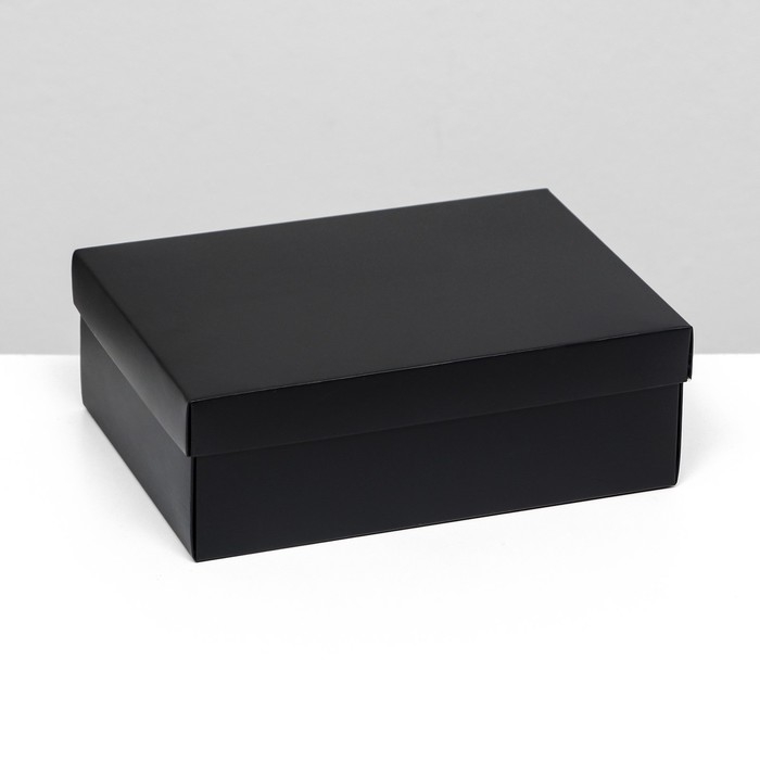 Коробка подарочная складная, упаковка, &laquo;Чёрная&raquo;, 21 х 15 х 7 см