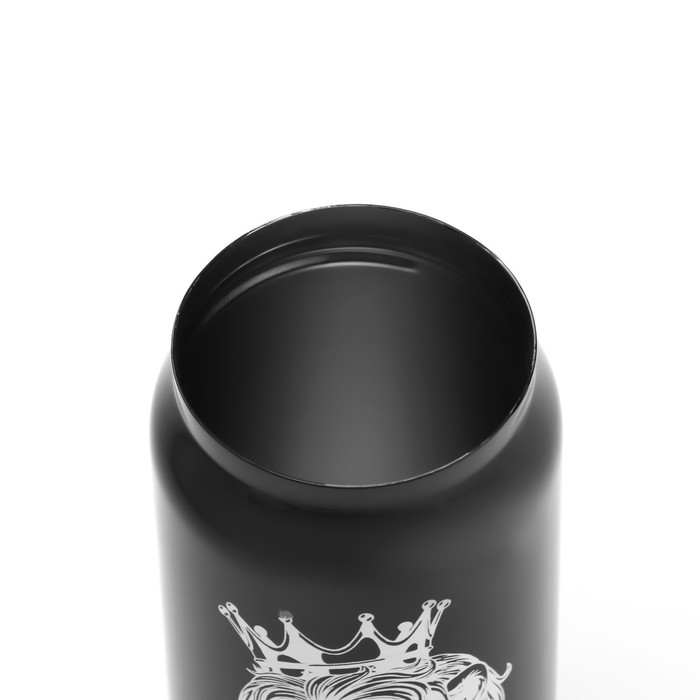 Термокружка, 400 мл, Банка "Мастер К", сохраняет тепло 8 ч, 7.6 х 19.3 см