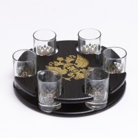Минибар "Герб" 6 предметов: стопка 60 мл Минибар "Герб" 6 предметов: стопка 60 мл