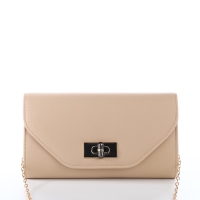 Сумка-клатч на магните, цвет бежевый