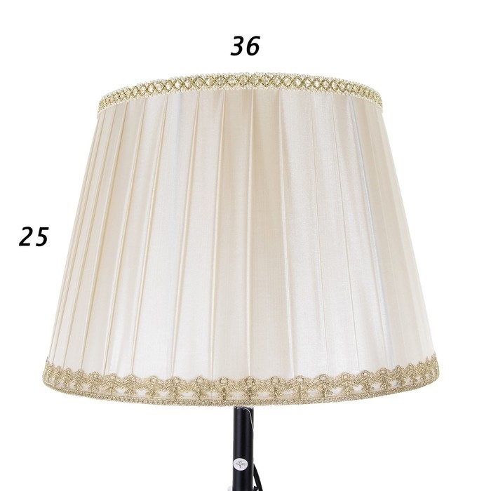 Торшер 19020/1 E27 40Вт черный 75х75х130 см