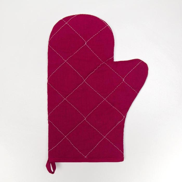 Варежка-прихватка Доляна "Пасха" 20х28 см, 35% хлопок, 65% пэ, ватин 250 г/м2