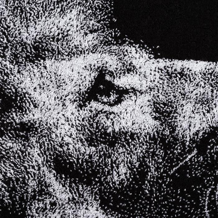 Полотенце махровое Этель ЧБ &laquo;Лев&raquo; 50х90 см