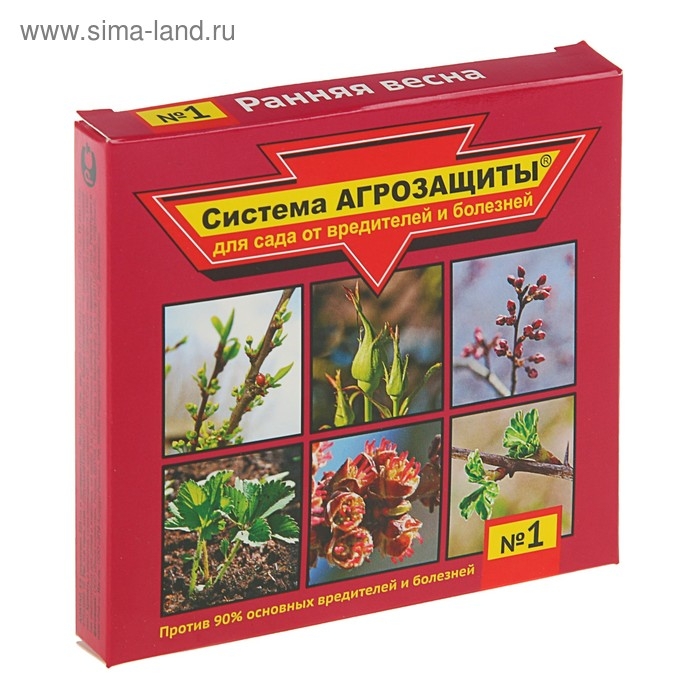 Система Агрозащиты №1 для сада от вредителей и болезней «Ранняя весна» Система Агрозащиты №1 для сада от вредителей и болезней «Ранняя весна»
