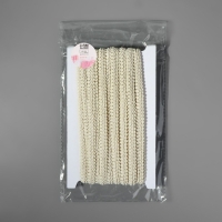 Тесьма декоративная &laquo;Шанель&raquo;, 10 мм, 10 &plusmn; 1 м, цвет бежевый