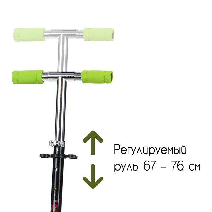 Самокат-снегокат 2 в 1 Snow Cat, колёса 100 мм
