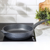 Сковорода «Гранит», d=26 см, пластиковая ручка, антипригарное покрытие, цвет серый Сковорода «Гранит», d=26 см, пластиковая ручка, антипригарное покрытие, цвет серый