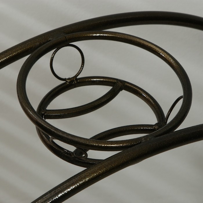 Подставка для цветов, напольная, на 4 горшка, d = 14 см, бронзовая, «Барабан» Подставка для цветов, напольная, на 4 горшка, d = 14 см, бронзовая, «Барабан»