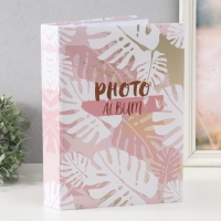 Фотоальбом на 200 фото 10х15 см "Тропические листы" бумажные листы МИКС 32,5х5х22 см Фотоальбом на 200 фото 10х15 см "Тропические листы" бумажные листы МИКС 32,5х5х22 см