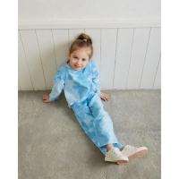 Костюм для девочки (свитшот, брюки) MINAKU: Casual Collection KIDS цвет голубой, р-р 98