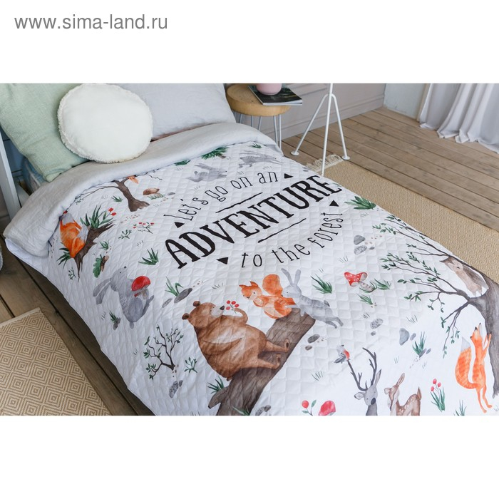 Покрывало детское Этель 1,5 сп "Adventure", 145х210 см, микрофибра