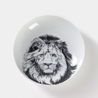 Тарелка фарфоровая глубокая &laquo;Лев&raquo;, 700 мл, d=20,5 см