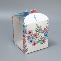 Коробка под маленький торт, кондитерская упаковка, «Светлой Пасхи!», 15 х 15 х 18 см Коробка под маленький торт, кондитерская упаковка, «Светлой Пасхи!», 15 х 15 х 18 см