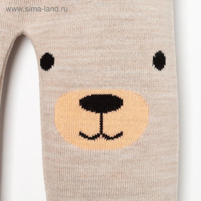 Комплект вязаный Крошка Я &laquo;Мишка&raquo;, рост 80-86 см