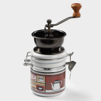 Кофемолка ручная Доляна &laquo;Латте&raquo;, 17&times;12,2 см, керамический механизм