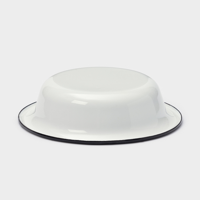 Миска эмалированная, 400 мл, d=15 см, без деколи, цвет белый Миска эмалированная, 400 мл, d=15 см, без деколи, цвет белый