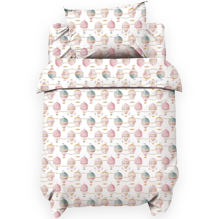 Постельное бельё Крошка Я Постельное бельё Крошка Я "Happy moment" 112*143см, 60*120+20см, 40*60см, бязь, 125 г/м2