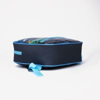 Рюкзак детский на молнии &laquo;Выбражулька&raquo;, 1 наружный карман, вставка МИКС, цвет синий