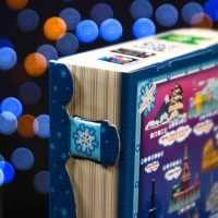 Новый год. Подарочная коробка "Деды Мороза Мира" 19 х 7 х 25 см.