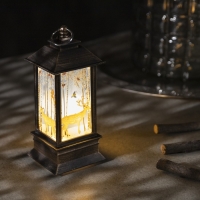 Светодиодная фигура «Фонарь с оленем» 5.5 × 13 × 5.5 см, пластик, батарейки AG13х3 (в комплекте), свечение тёплое белое Светодиодная фигура «Фонарь с оленем» 5.5 × 13 × 5.5 см, пластик, батарейки AG13х3 (в комплекте), свечение тёплое белое