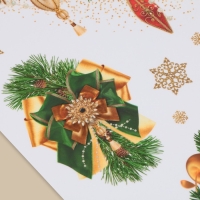 Наклейки новогодние на окна &laquo;С Новым годом&raquo;, многоразовые, 33 х 50 см, Новый год