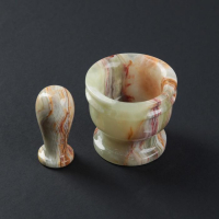 Набор ступка с пестиком, оникс 7 х 8 х 8,5 см