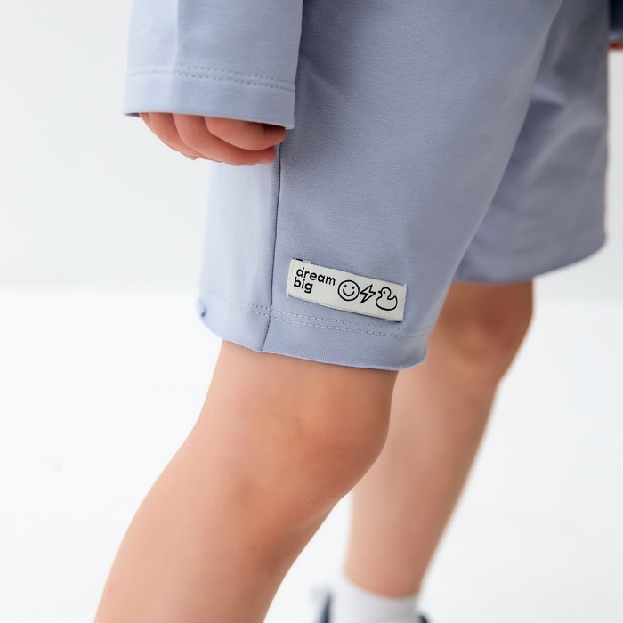 Футболка детская с дл.рукавом  KAFTAN, р. 34 (122-128 см),серый