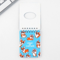 Подарочный набор &laquo;Спешу за счастьем&raquo;, карандаши 2 шт, ластики 2 шт, блокнот