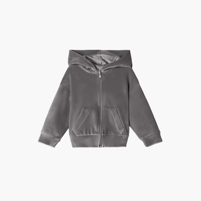 Толстовка Крошка Я Plushy, р. 74-80, серый