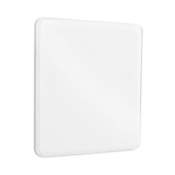 Накладка мебельная квадратная ТУНДРА, 70х70 мм, 4 шт., прозрачная