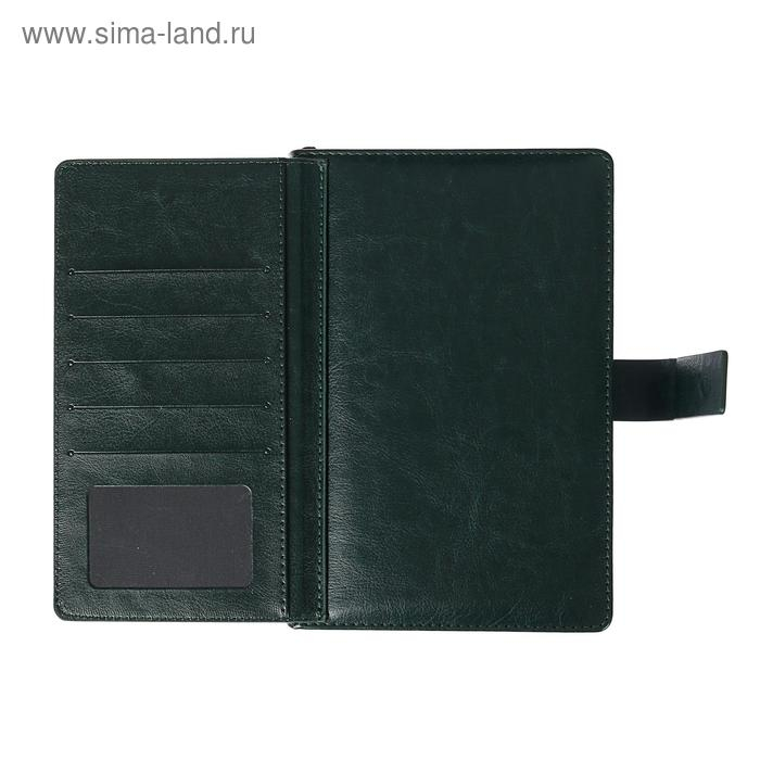 Ежедневник недатированный А5, 100 листов в клетку, с хлястиком, обложка пвх, МИКС