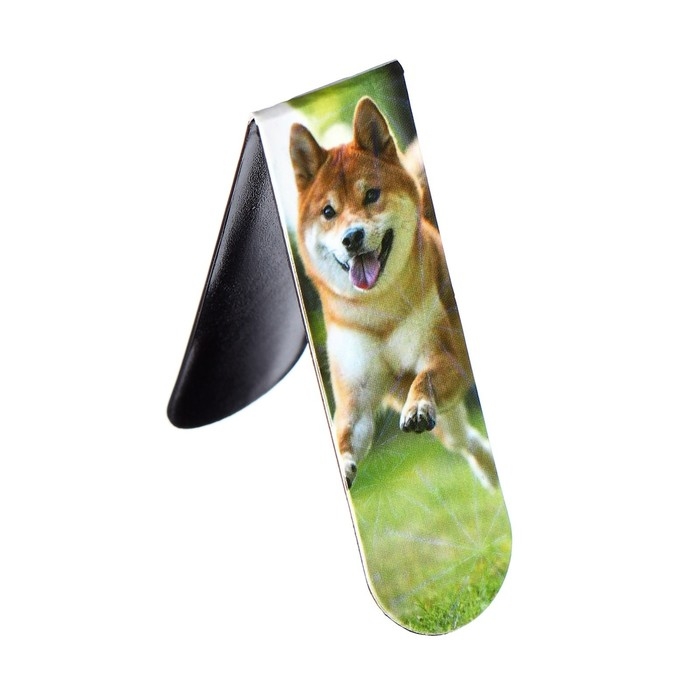 Набор магнитных закладок для книг Calligrata 6 штук, Набор магнитных закладок для книг Calligrata 6 штук, "Собачки", МИКС