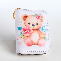 Кошелёк детский на молнии &laquo;Выбражулька&raquo;, цвет белый