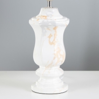 Настольная лампа "Лунет" Е27 40Вт белый 28х28х45 см RISALUX