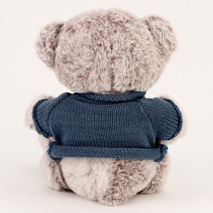 Мягкая игрушка «Медвежонок», 20 см, в кофте, цвет серый Мягкая игрушка «Медвежонок», 20 см, в кофте, цвет серый