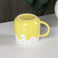 Кружка керамическая &laquo;Нежное мороженое&raquo;, 380 мл, цвет МИКС